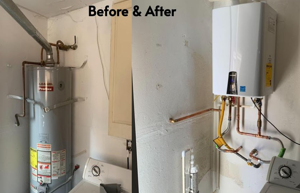 Murrieta Tank Water Heater to Tankless Conversion