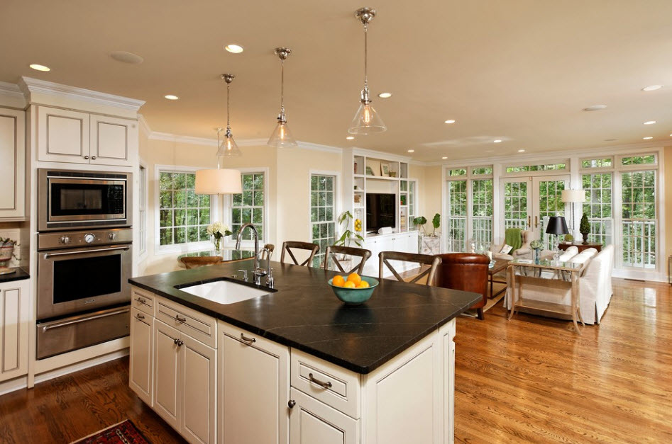 Kitchen Island Pendant Lighting Remodel in Moreno Valley