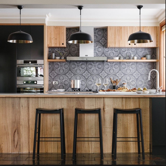 Kitchen Ceiling Lighting Remodel with Modern Fixtures